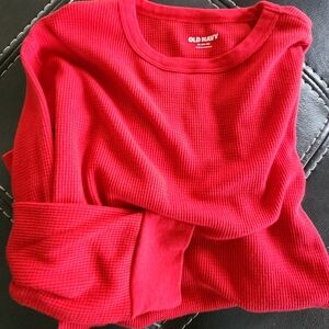 Boys XL Old Navy Red long sleeve thermal